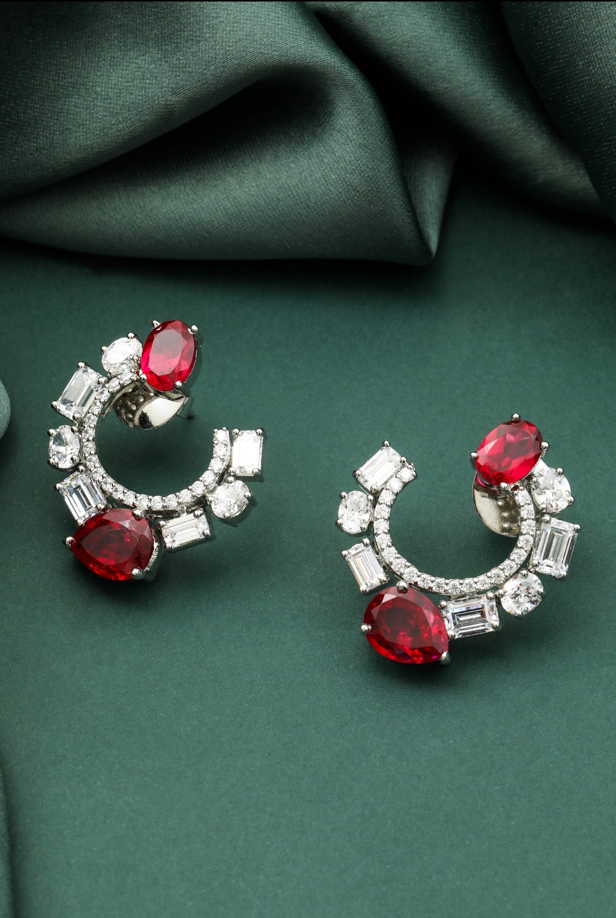 Ruby earings